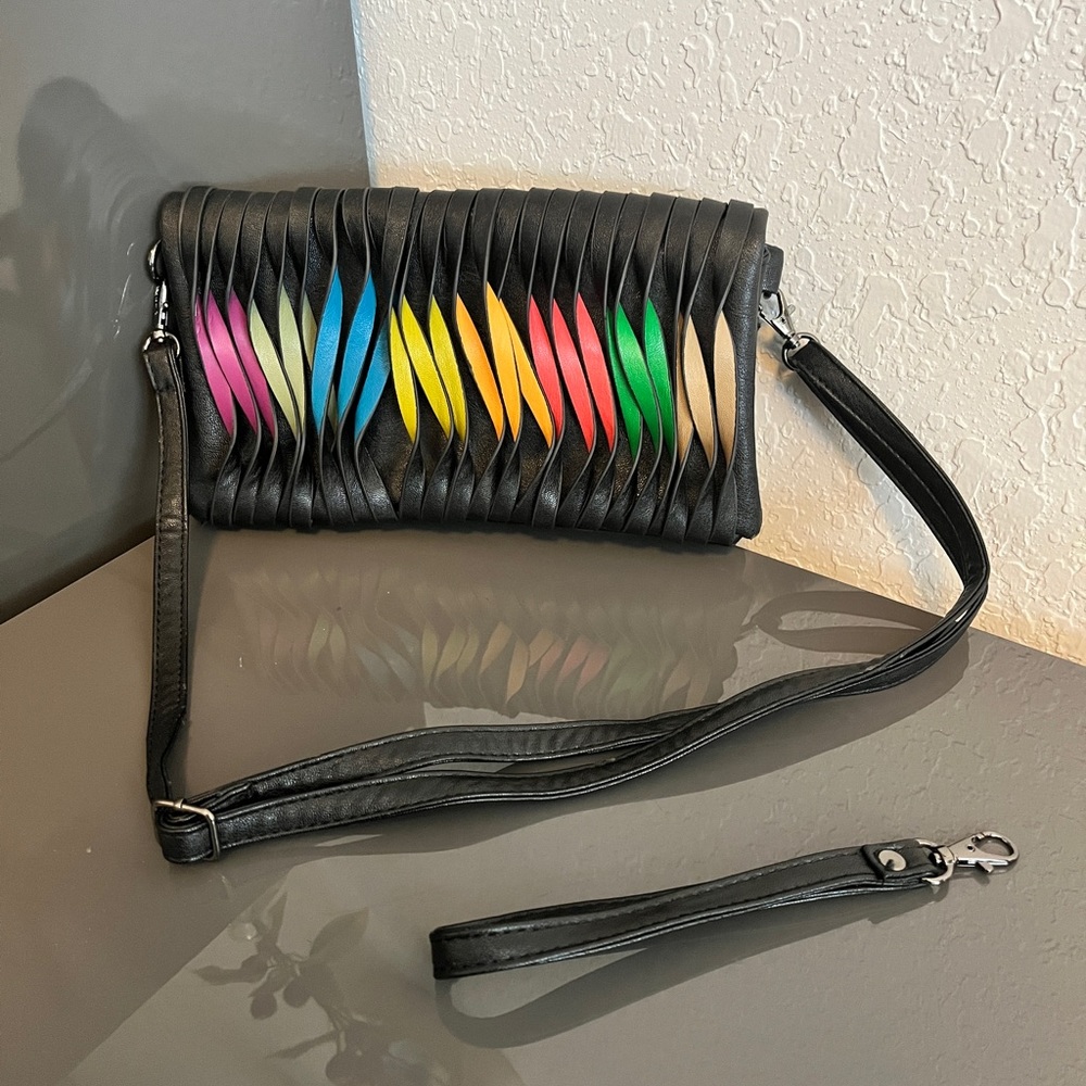 Women's Mellow World Rainbow Wristlet